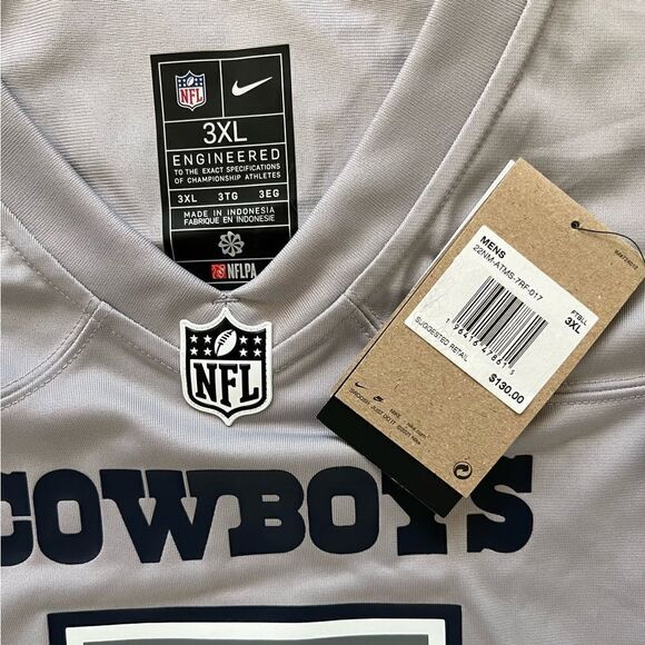 Nike Dallas Cowboys Authentic NFL Trevon Diggs Atmosphere Fashion Game Jersey - Picture 5 of 8